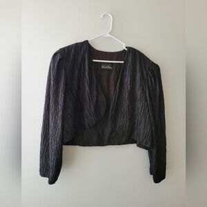 Vintage 80's David Rose Ruched Bolero blazer